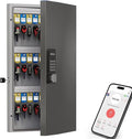WeHere 48 Key Lock Box Wall Mount, APP Bluetooth/OTP/Wi-Fi/Fixed Code/Key Unlock by WeHereSmartBoxLock
