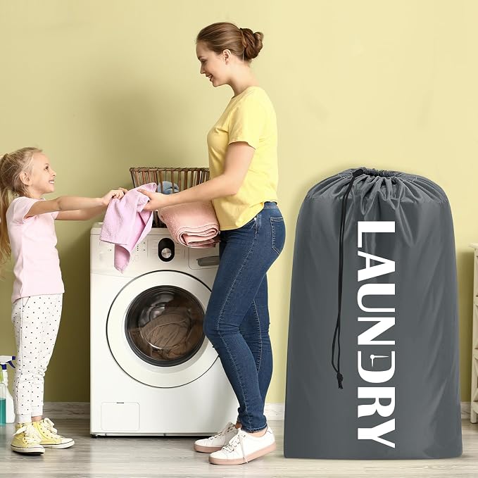 Sylfairy Laundry bags, 2 Pack Travel Laundry Bag - Image 5