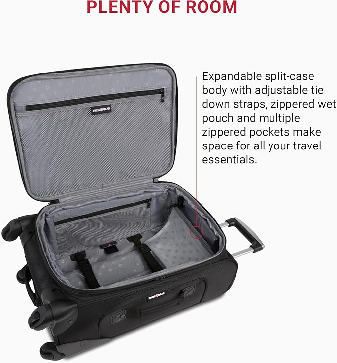 SwissGear Sion Softside Expandable Luggage, Carry-On 21-Inch - Image 5