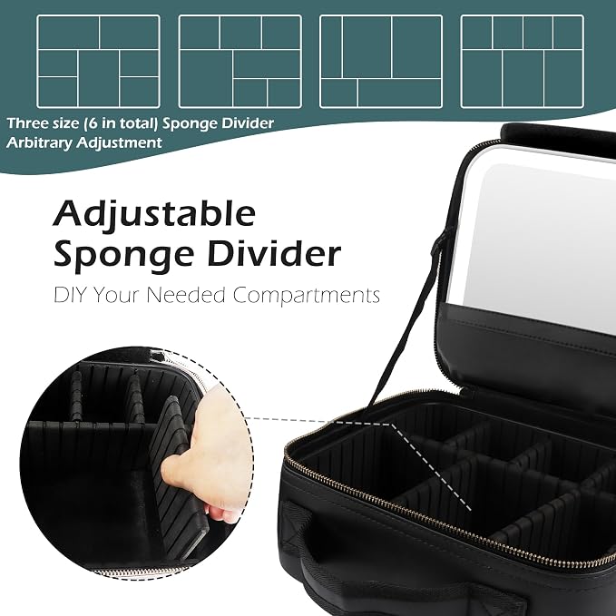 MOMIRA Travel Makeup Bag Cosmetic Bag Makeup Organizer Bag - Image 6
