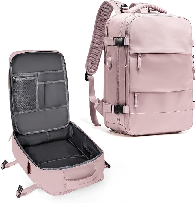 coowoz Large Travel Backpack For Women Men, Carry On Backpack Flight Approved by coowoz