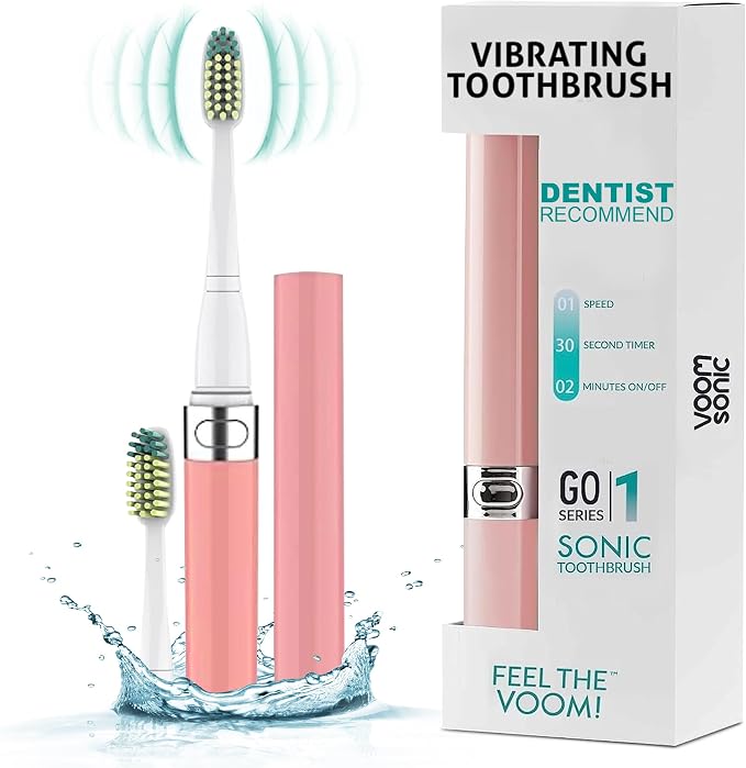 Voom Sonic Go 1 Series Travel Electric Toothbrush | Travel Toothbrushes by VoomSonic