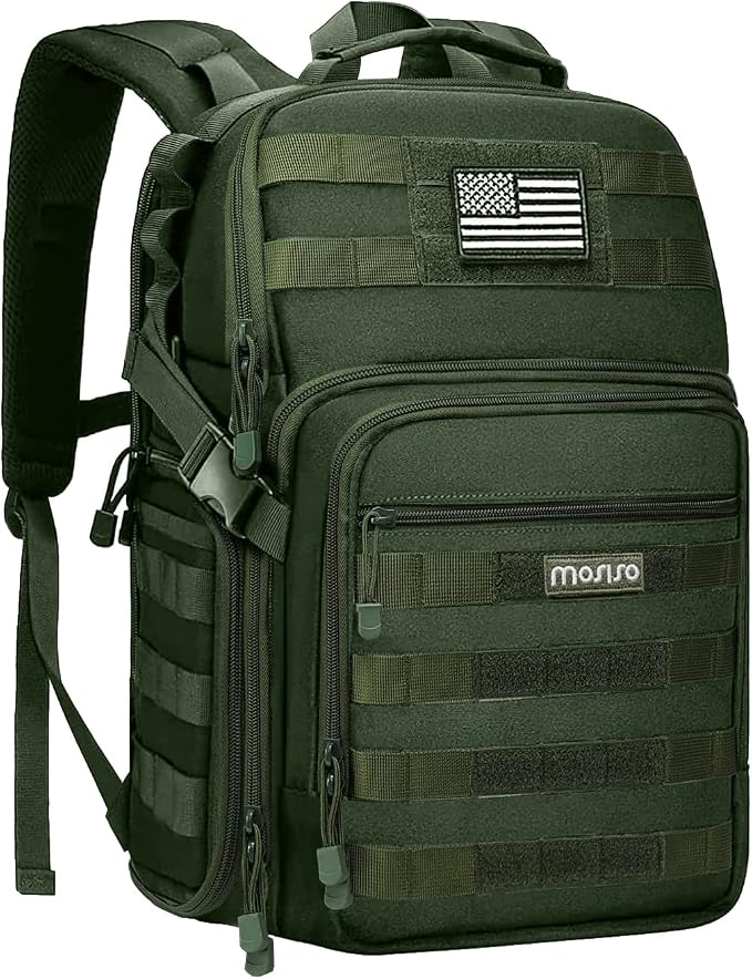 MOSISO Camera Backpack, DSLR/SLR/Mirrorless Tactical Camera Bag Case by MOSISO