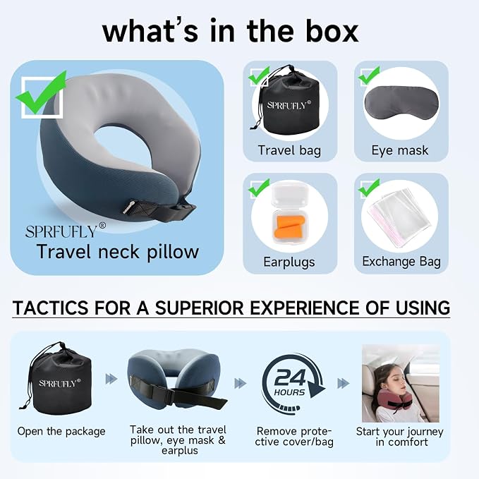 Travel Pillow/Neck Brace, Airplane Pillow - Image 4