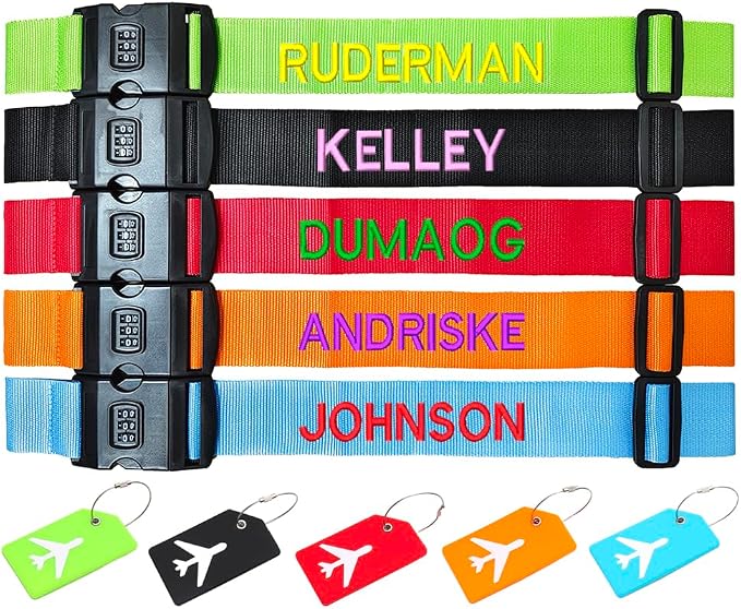 1PC Custom Embroidery Luggage Strap by YPPEPCE