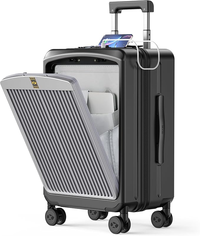 MGB Carry on Luggage 22x14x9 Airline Approved, Durable PC Hardside Suitcase by MGB
