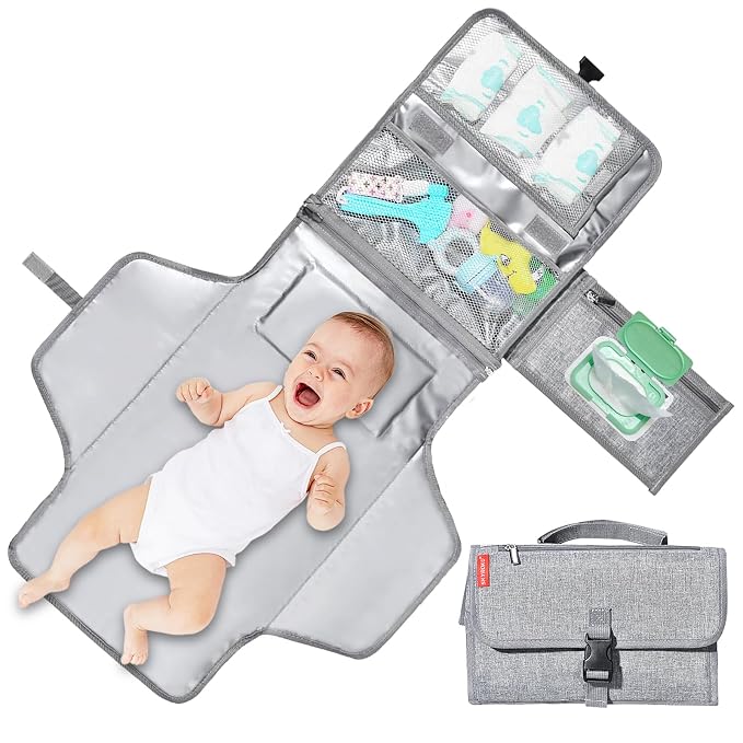 SKYROKU Baby Portable Diaper Changing Pad by SKYROKU