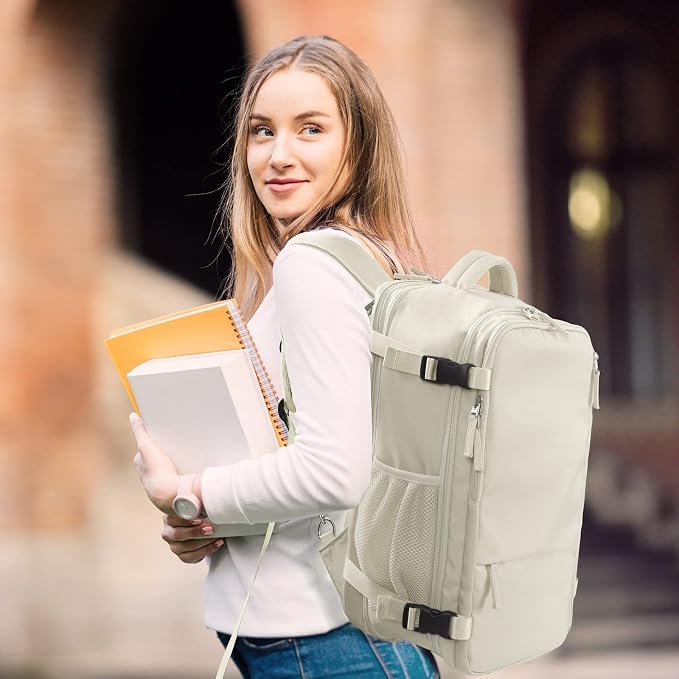Hanples Large Travel Backpack for Women, 35L Carry on Luggage Backpack - Image 9