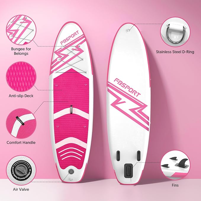 FBSPORT 11' Premium Stand Up Paddle Board, Yoga Board - Image 3