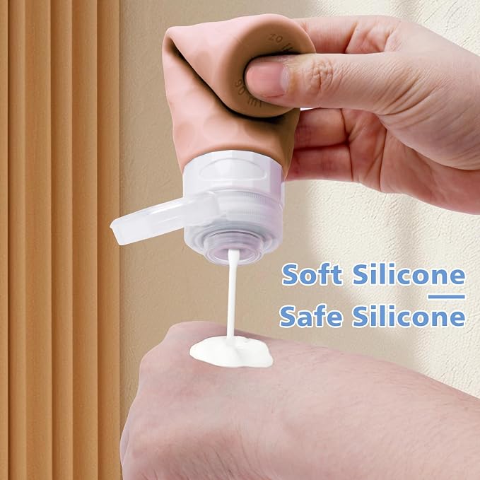 Travel Bottles for Toiletries, BPA Free Leak Proof Premium Silicone Bottles - Image 5