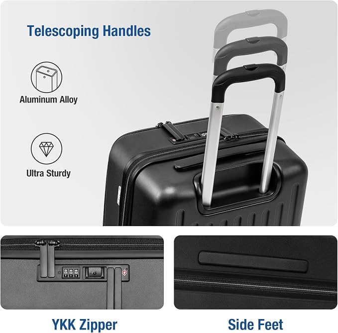 KYME Hardside Carry On Luggage Airline Approved - Image 5