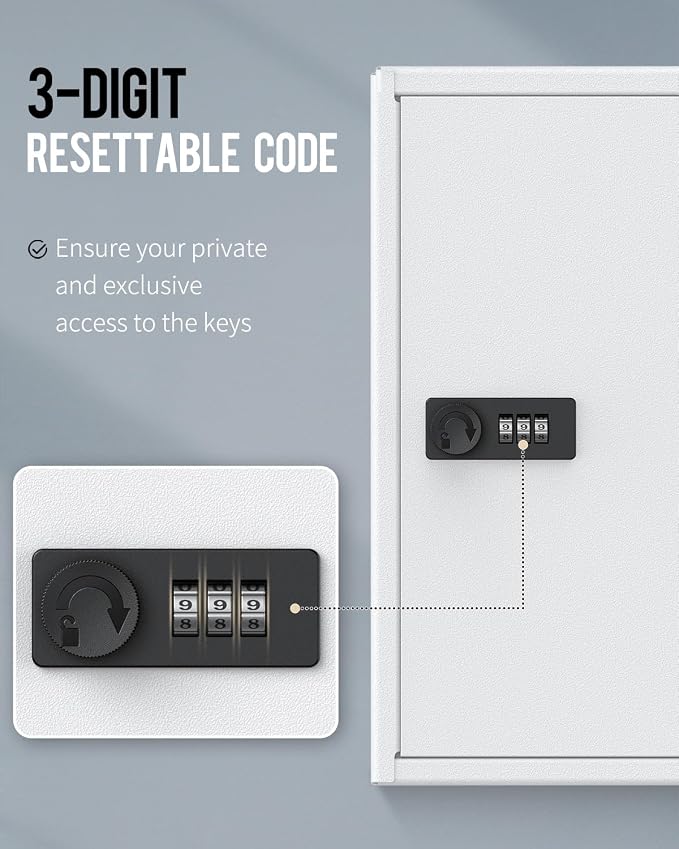Uniclife 60 Position Slotted Key Cabinet - Image 5