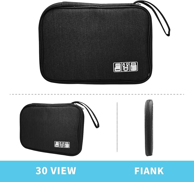 Electronics Organizer Travel Case, Electronic Accessories Storage Bag, Portable - Image 6