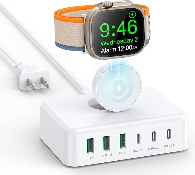 125W USB C Fast Charger Charging Station Block by BOVICAS