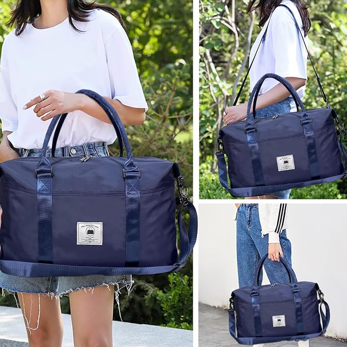 Travel Duffle Bag, Waterproof Sport Tote Gym Bag - Image 7