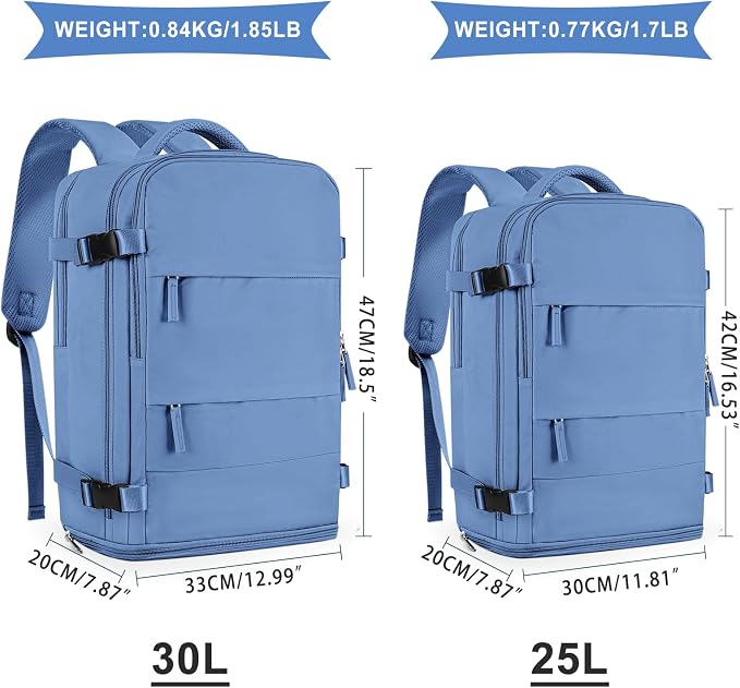 coowoz Travel Backpack for Women Men, Carry On Backpack, Hiking Backpacks - Image 3