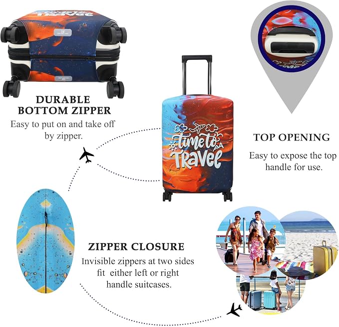 Explore Land Luggage Cover Suitcase Protector Fits 31-32 Inch Case - Image 3