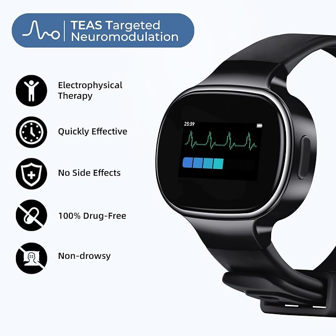 EmeTerm Smart FDA-Cleared Anti-Nausea Wristwatch Touchscreen IP67 Waterproof - Image 4