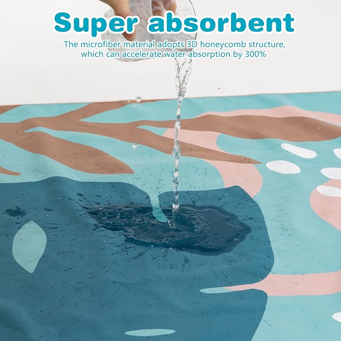 PY SUPER MODE Beach Hooded Towel Oversized - Image 7