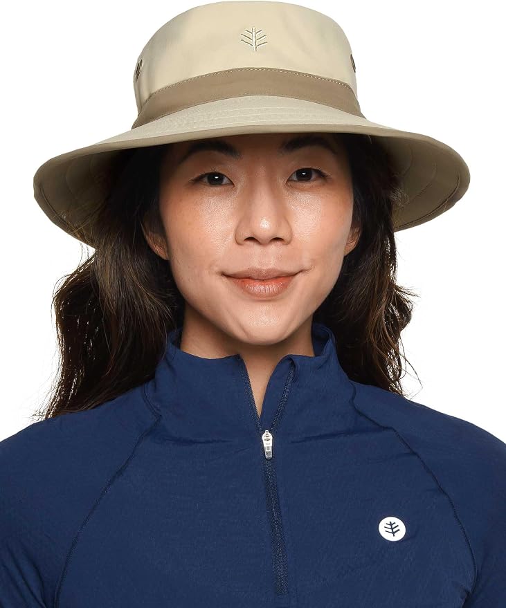 Coolibar UPF 50+ Men's Women's Matchplay Golf Hat - Image 2
