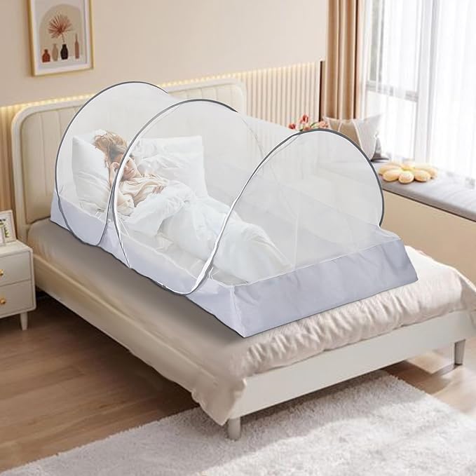 CMINGJ Portable Mosquito Net Foldable Pop-Up Travel Mosquito Net - Image 2