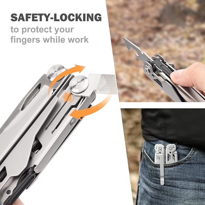 Multitool Stainless Steel Multi-Tool Pliers 22-in-1 - Image 4
