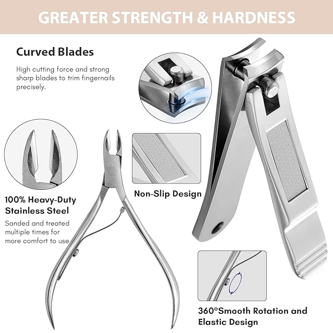 FAMILIFE Gifts for Women, Manicure Set Professional Manicure Kit 11 in 1 Nail - Image 3