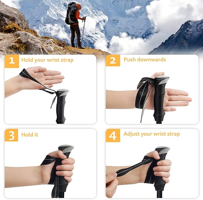 Covacure Trekking Poles Collapsible Hiking Poles - Image 7