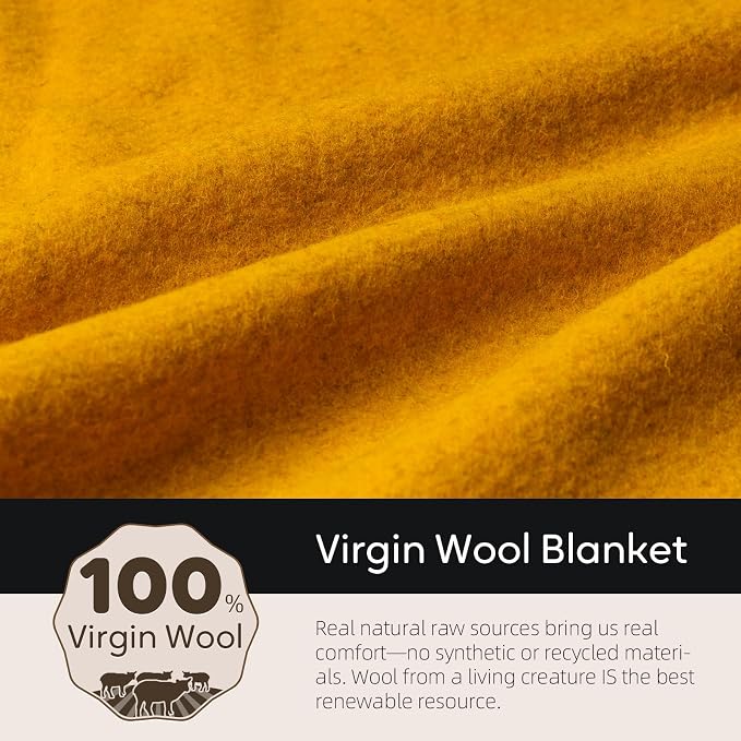 100% Wool Blanket, Military Wool Blanket, Sporting Events, Survival Kits - Image 3