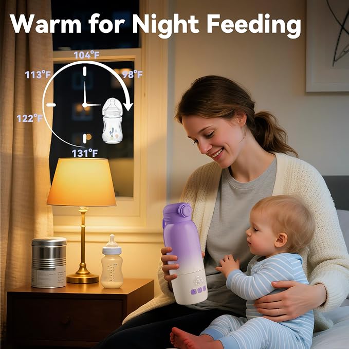 Portable Bottle Warmer for Travel, Large 12oz Capacity - Image 5
