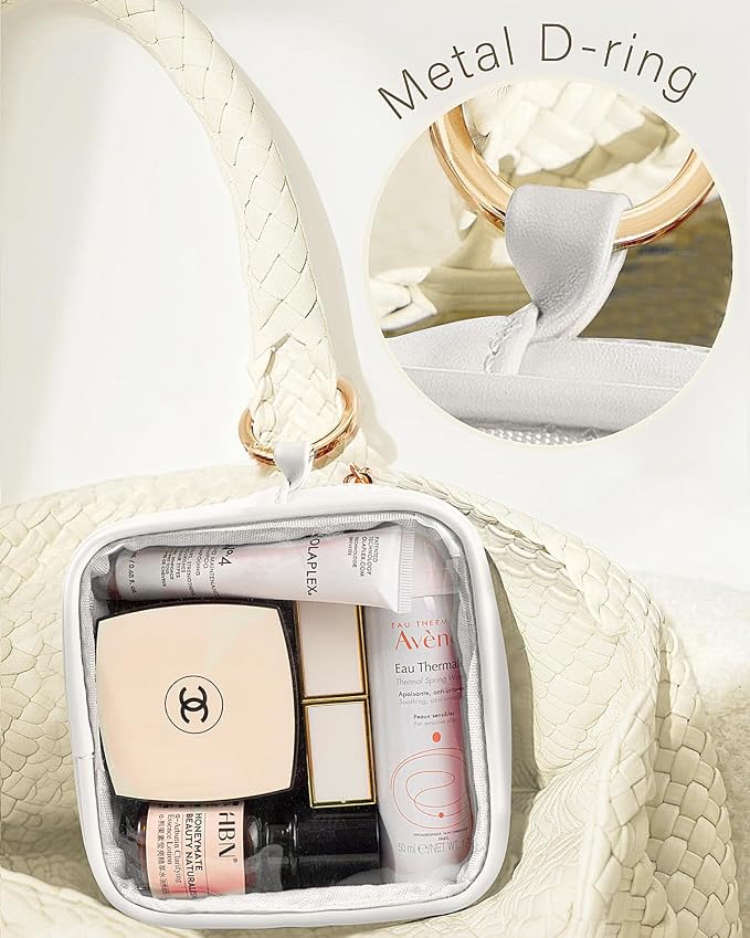 LETGO Small Makeup Bags for Purse-Mini Clear Toiletry Bag, Travel Size - Image 3