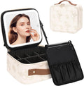 Chomeiu Makeup Bag with LED Mirror, Cute Cosmetic Bags Birthday Gifts by Chomeiu
