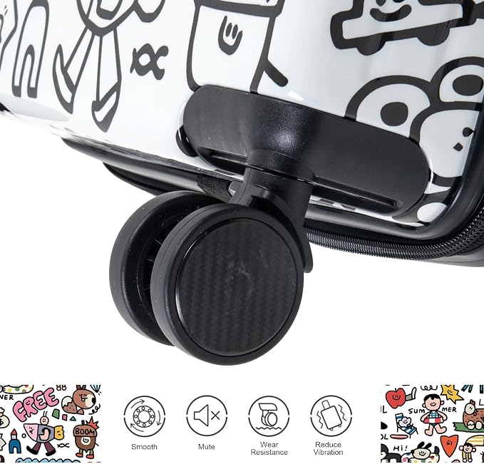 Apelila DIY Coloring Ride On Suitcase - Image 6