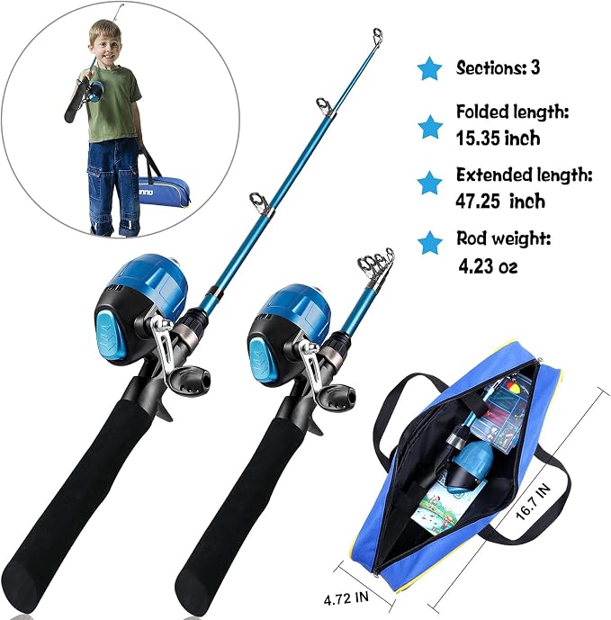 PLUSINNO Kids Fishing Pole - Image 4