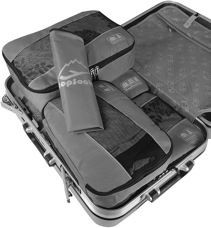 5 Set Packing Cubes for Travel Large Suitcase Luggage Organizer Bags Travel - Image 5