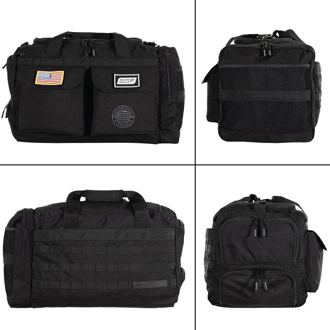 Serious Steel Fitness Heavy Duty 1000D Nylon Duffel Gym Bag - Image 7
