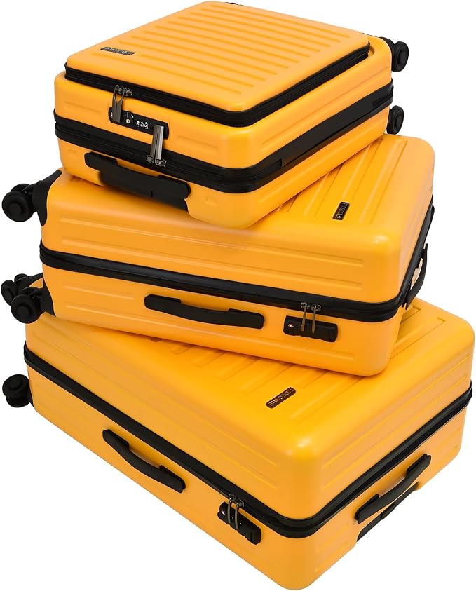 3Pcs Luggage Set, HardShell Lightweight, Only 20" - Image 9