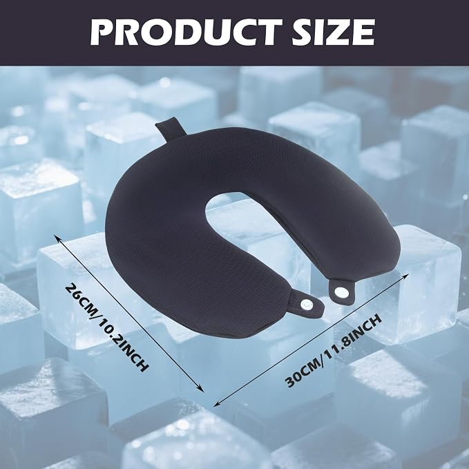 Travel Neck Pillow Cover, Neck Pillow Case - Image 2