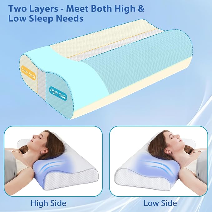 Memory Foam Pillows Cervical Pillow - Image 3