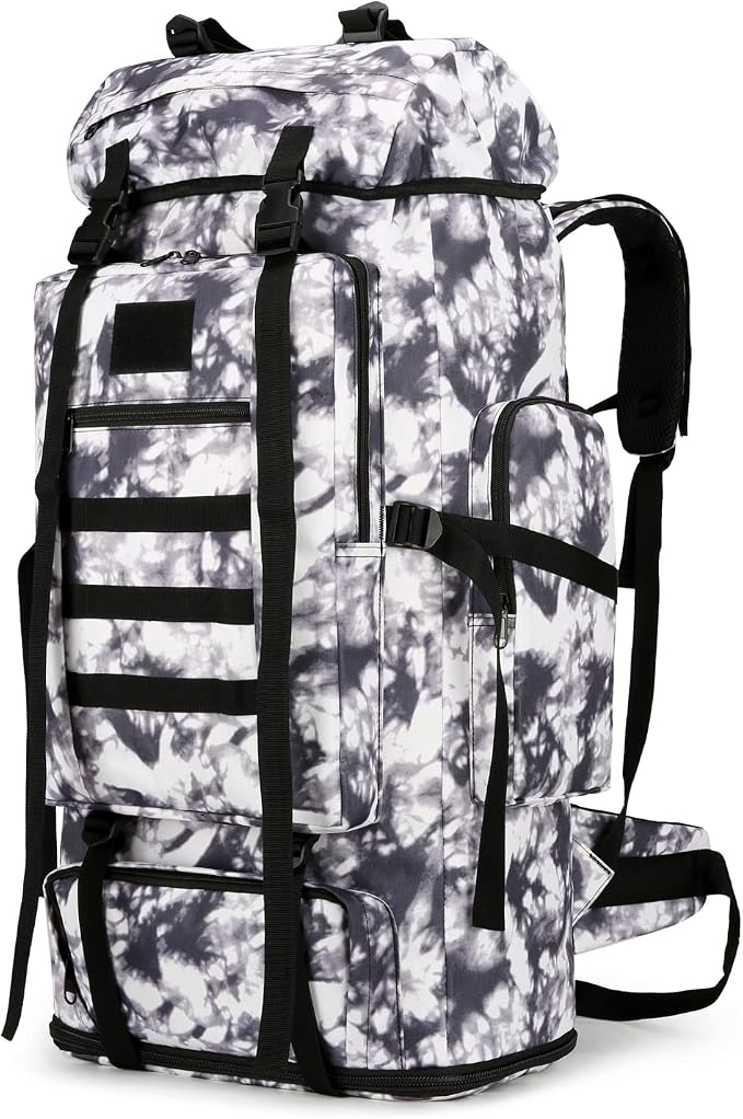 Hiking Backpack for Men 70L/100L Camping Backpack Military Rucksack Molle 3 by W+WINTMING