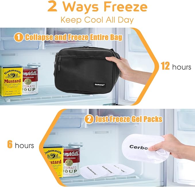 Cooler Lunch Box with Detachable Ice Packs - Image 3