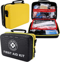 Emergency First Aid Kit 410 PCS – Hard Shell Dual-Color Survival Kit by Raismile