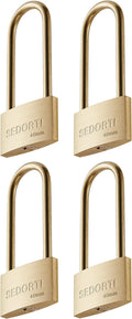 Weather Proof Lock, Keyed Alike Solid Brass Padlocks by SEDORTI