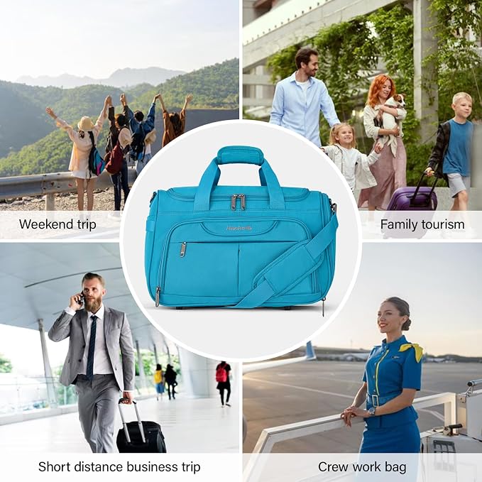 Hanke Foldable Underseat Carry On luggage Bag, Travel Tote Bag - Image 9