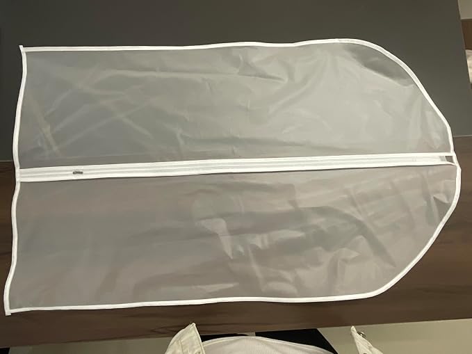 Garment Bags for Hanging Clothes 24'' x 48'' Long Suit Dust Hanging Garment Bag - Image 9