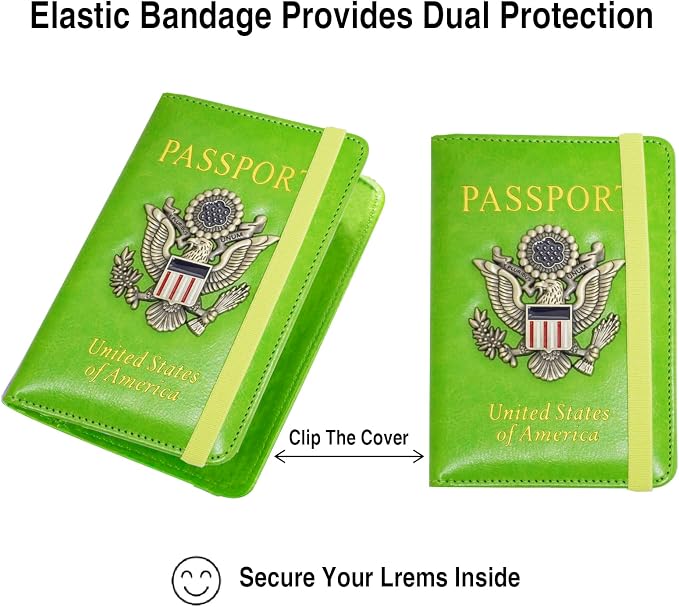 Passport Holder for Travel Passport Cover for Men Passport Wallet Case - Image 5