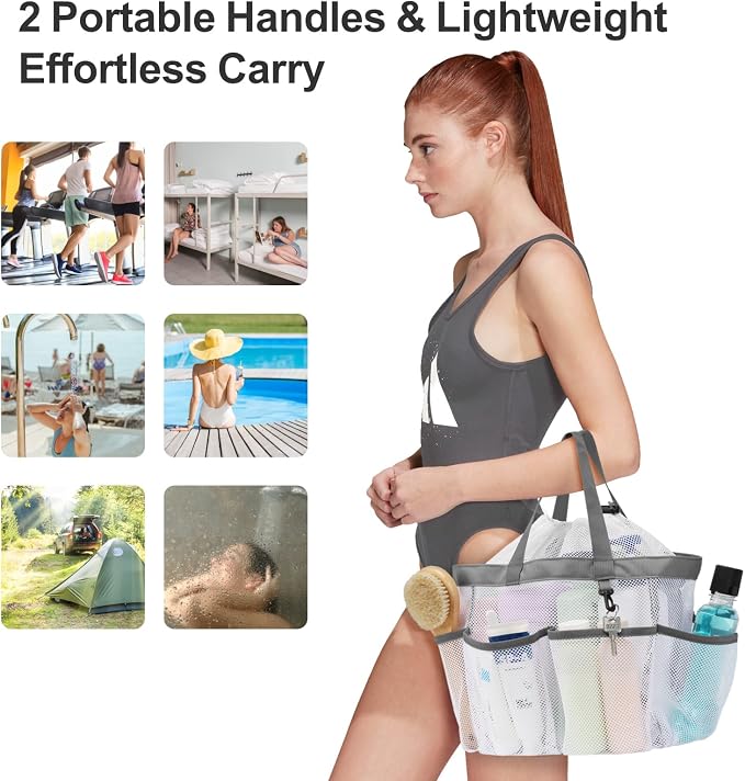 F-color Mesh Shower Caddy Portable - Image 6
