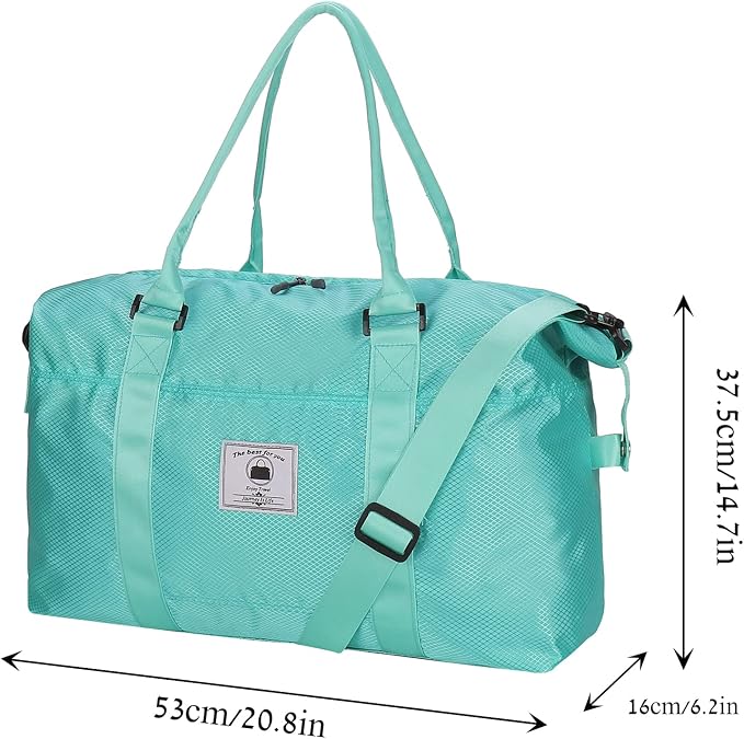 Travel Duffle Bag, Waterproof Sport Tote Gym Bag - Image 2