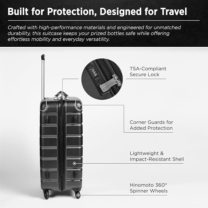 FlyWithWine® by VinGardeValise 12 Bottle Hard Shell Wine Suitcase - Image 3