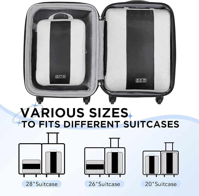 2 Set Compression Packing Cubes - Image 6
